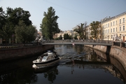 Санкт-Петербург. Львиный мост через канал Грибоедова 