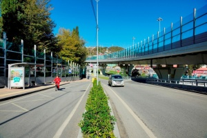 Автодорожная развязка на пересечении Донской и Виноградной улиц в Сочи