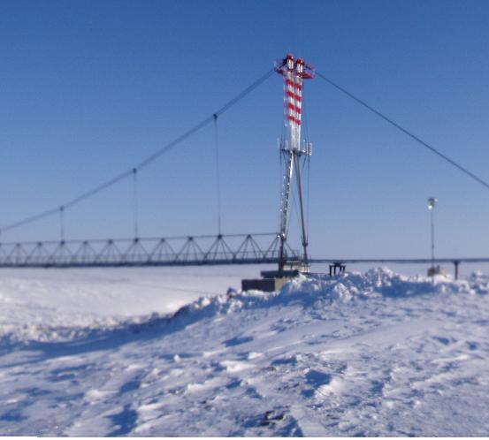 Ненецкая АО (Архангельская область). Коммуникационный мост через р. Кывтан