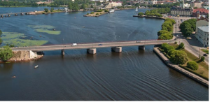 Мост через Сайменский канал в Выборге 