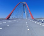 Начались работы по надвижке арки третьего моста через Обь в Новосибирске 