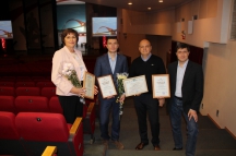 Авторам проекта Бугринского моста в Новосибирске вручены почетные награды 2014 год