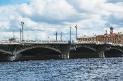 Санкт-Петербург. Благовещенский мост через Большую Неву