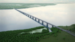 Tolyatti By-pass with the bridge over the Volga River 