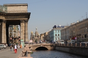 Kazansky Bridge across Griboyedov Canal