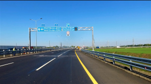 Введена в эксплуатацию новая транспортная развязка на 1319 км федеральной трассы М-4 Дон в Краснодарском крае