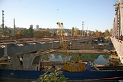 Bridge across the Sochi River under construction (2012)