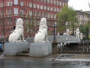 Львиный мост через канал Грибоедова